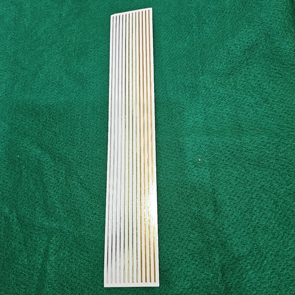 MG 3: Mrs. Grossman's Vellum & Metallic Design Lines Border Sticker Lot-7 Sheets - Picture 6 of 9